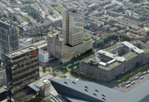 Groothandelsgebouw vecht bouw toren First Rotterdam aan