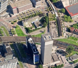 Start herinrichting dak Station Hofplein