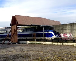 Derde fase Luchtsingel – Over het spoor
