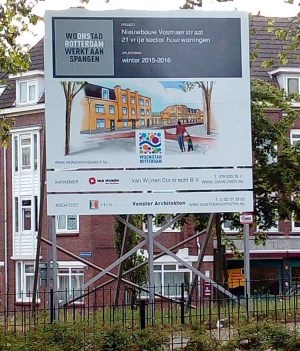Bouw woningen Vosmaerstraat gestart
