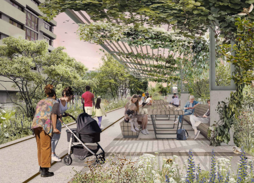 Hofbogenpark, definitief ontwerp gepresenteerd